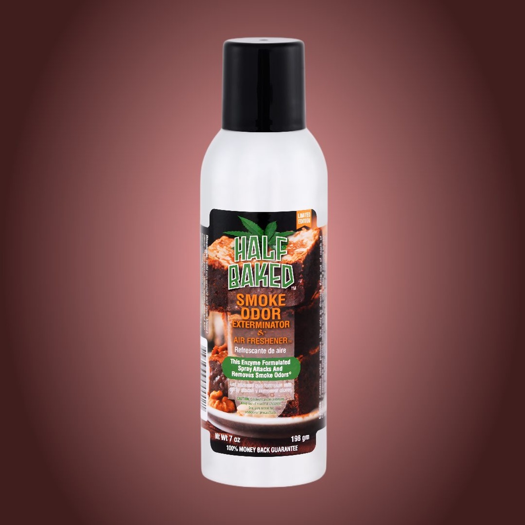 Aerosol Exterminador de Olores de Humo Half Baked – Edición Limitada – 7 oz