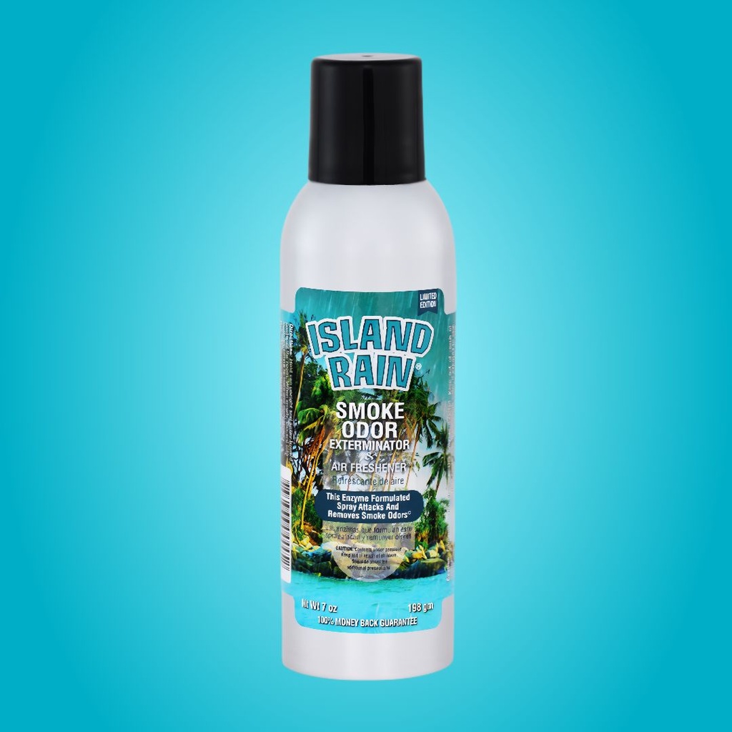 Island Rain Smoke Odor Exterminator Spray - Limited Edition - 7 oz