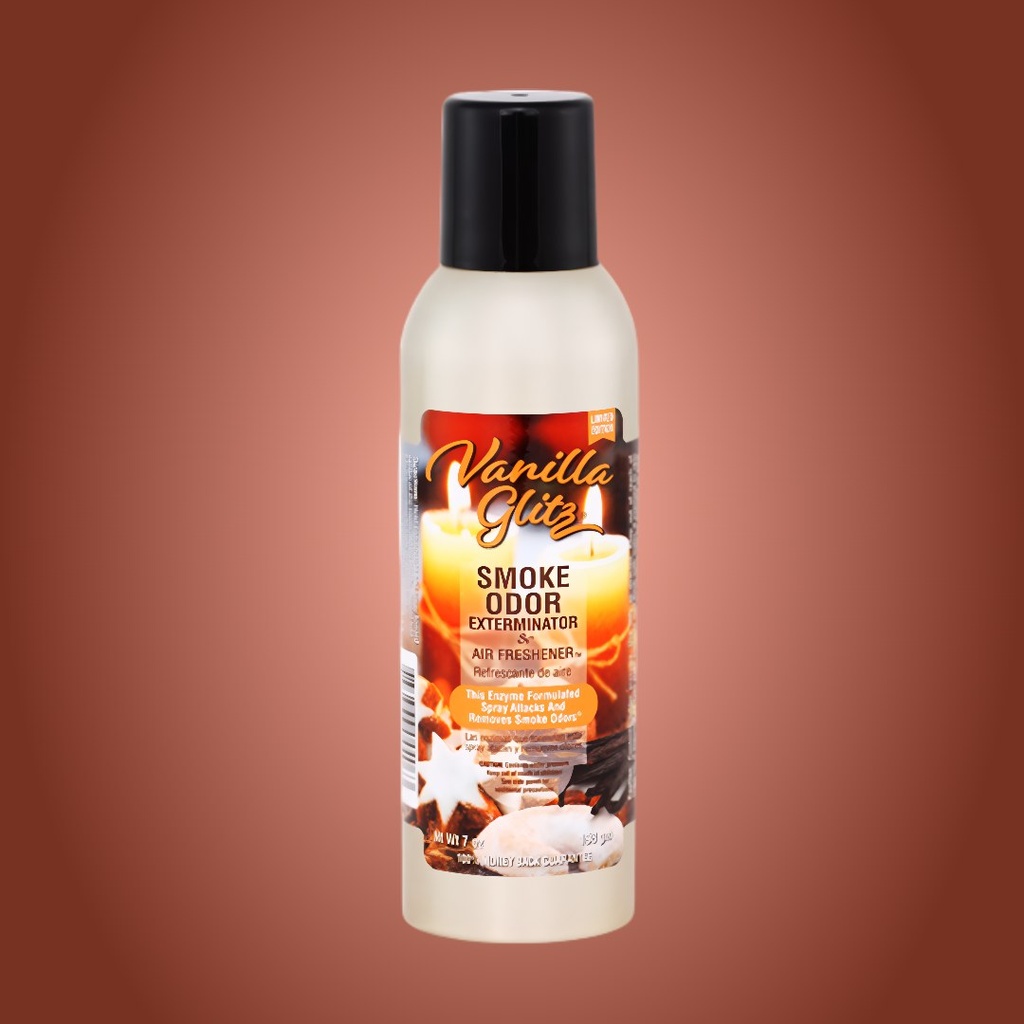 Vanilla Glitz Smoke Odor Exterminator Spray - Limited Edition - 7 oz