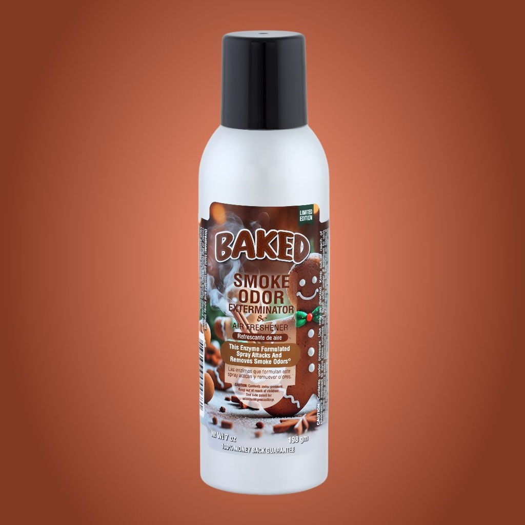 Spray Exterminateur d’Odeurs de Fumée Baked - Édition Limitée - 7 oz