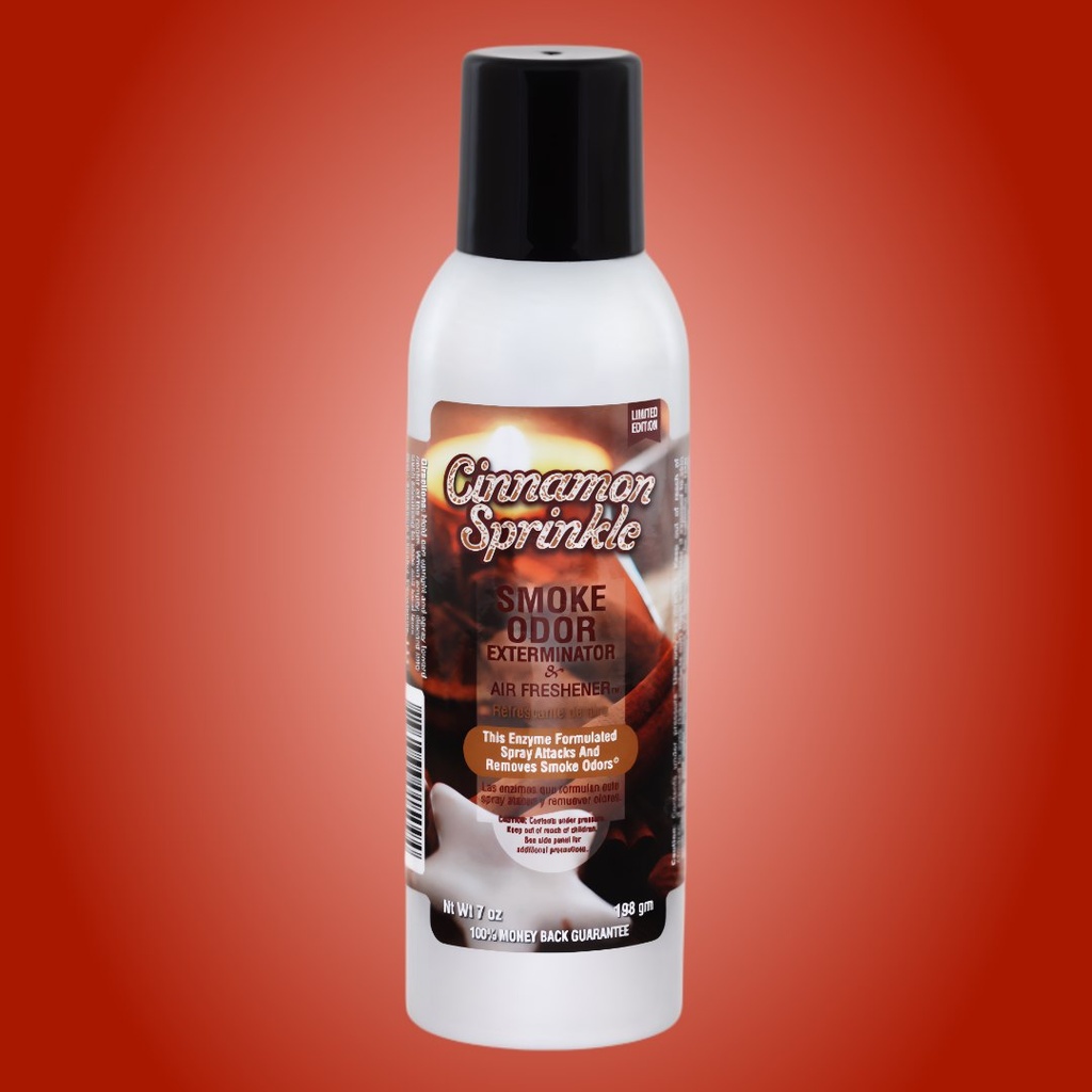 Aerosol Exterminador de Olores de Humo Canela Espolvoreada - Edición Limitada - 7 oz