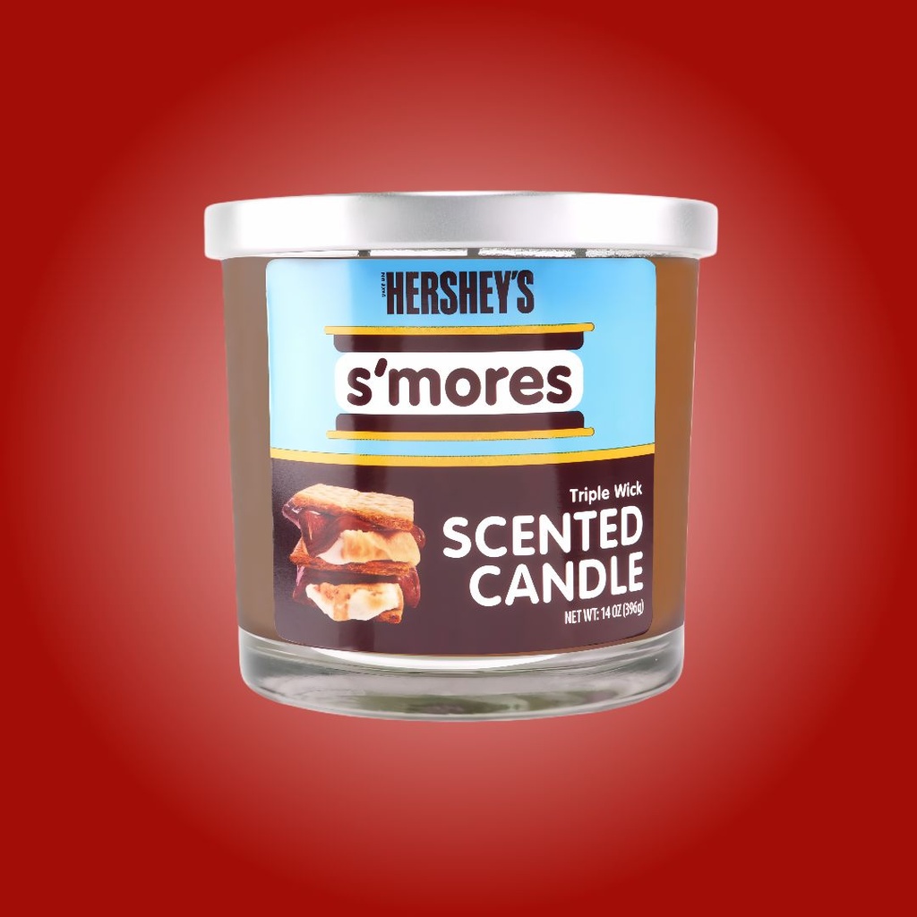 Bougie Parfumée Hershey’s S’mores – Trois Mèches – 14 oz