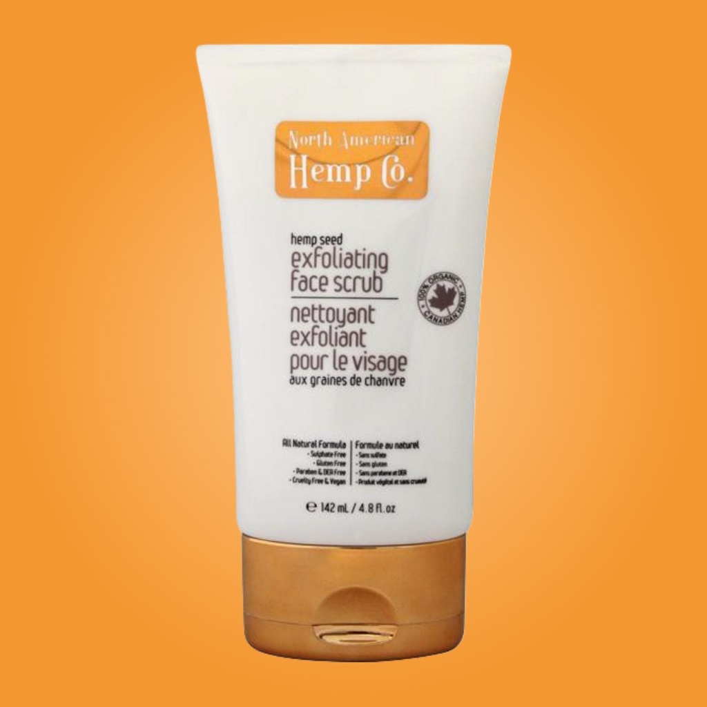 Hemp Seed Exfoliating Face Scrub from North American Hemp co