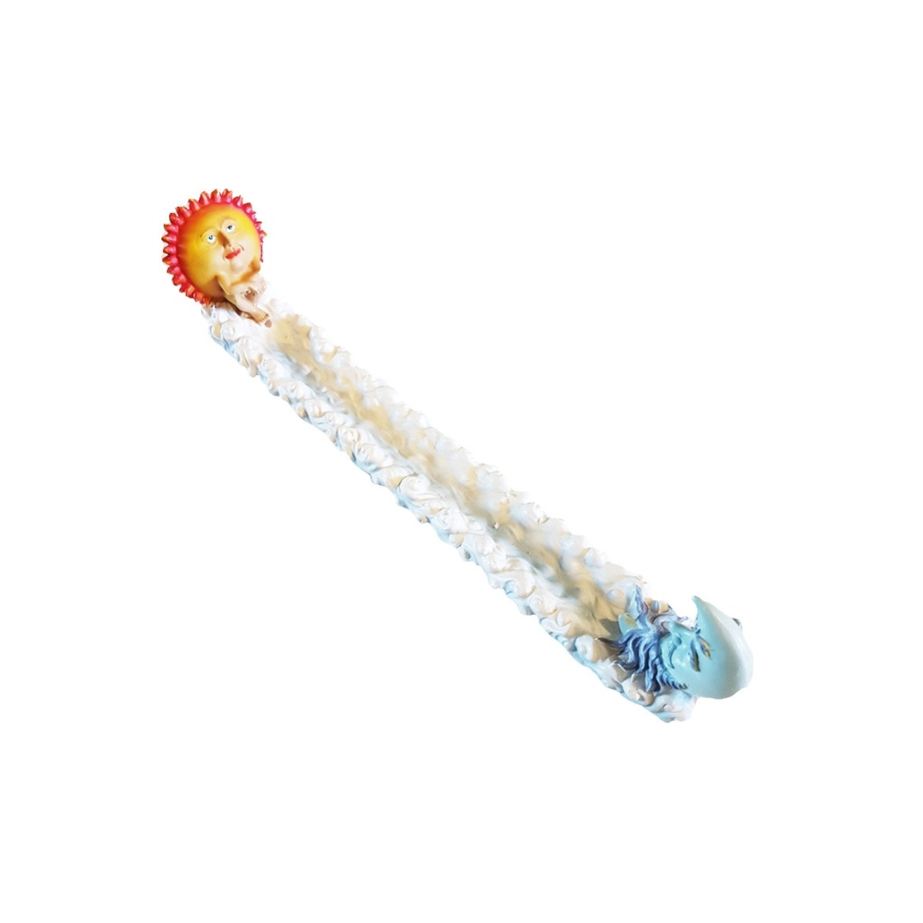 Sun and Moon Incense Holder