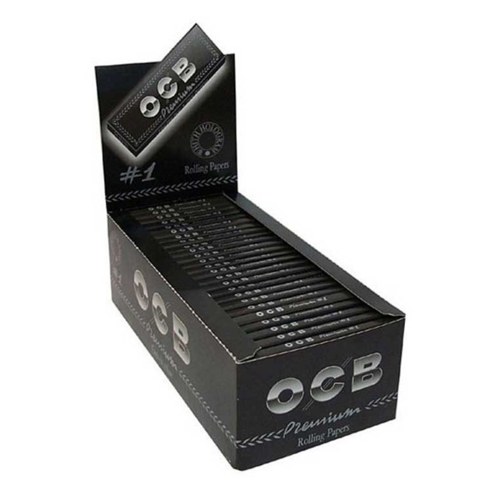OCB Premium Single Width 70mm Rolling Papers Box(50 Packs)