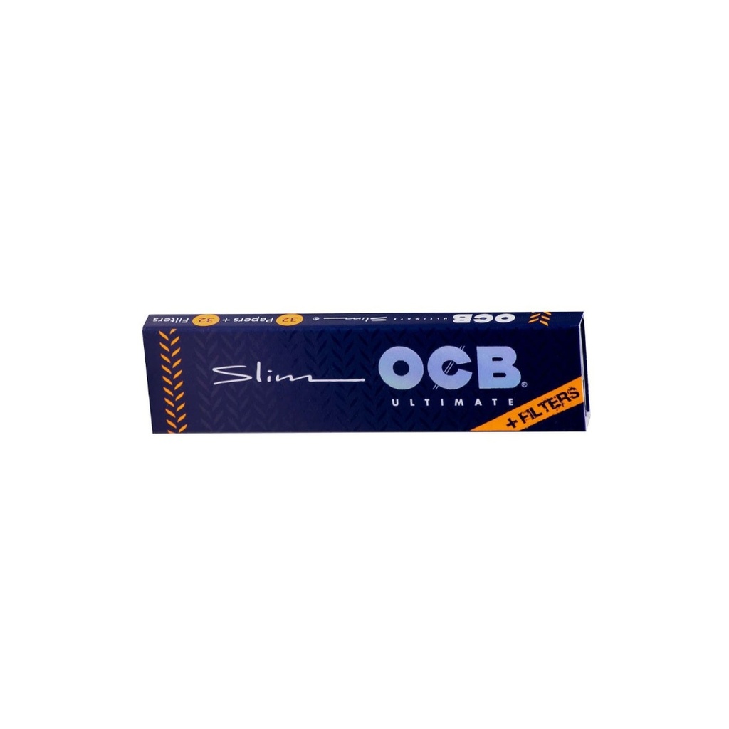 OCB Ultimate King Size Slim Rolling Papers with Tips