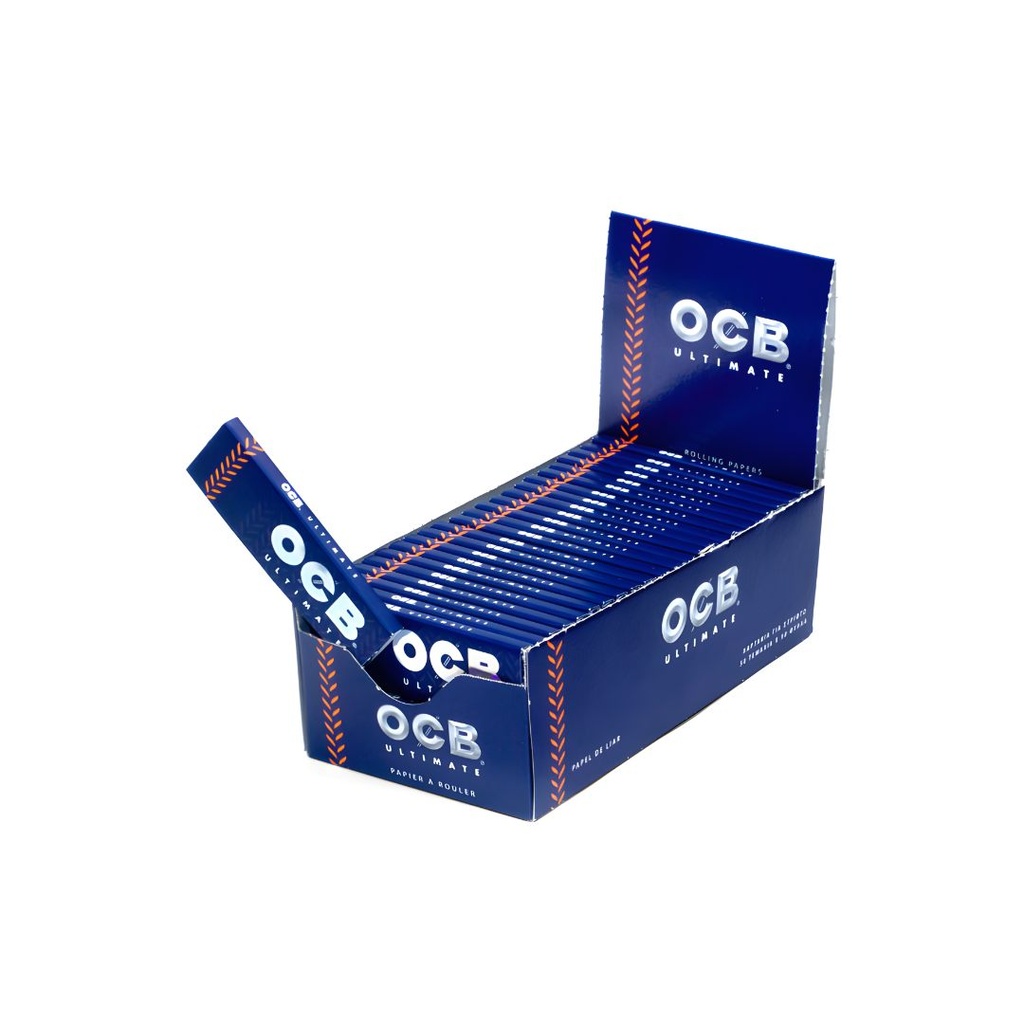 OCB Ultimate Regular Single Width Rolling Papers Box 50 Packs