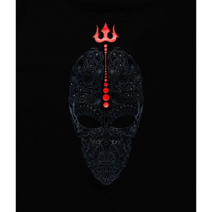 ENLIGHTENED SKULL UV Glow Psy Women's Cotton Top