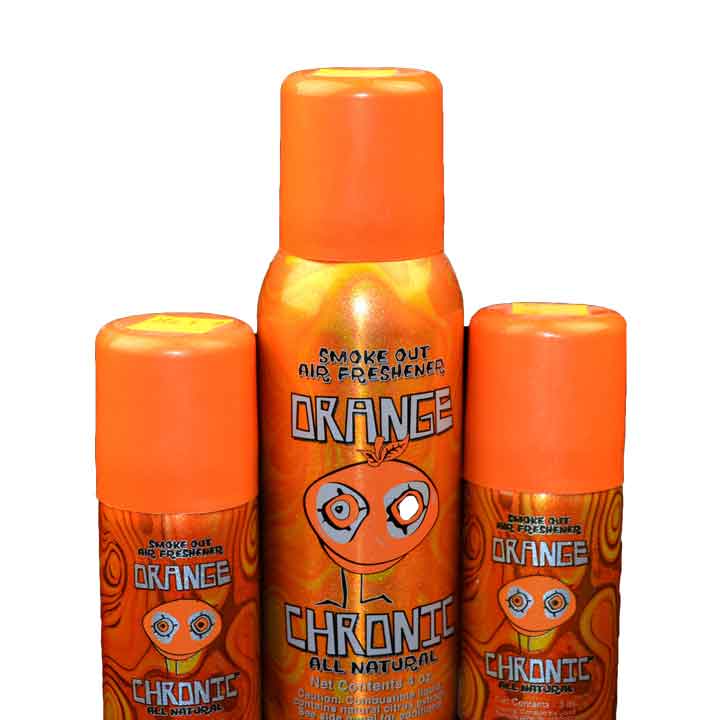 Orange Chronic Smoke out Air Freshener Spray 1.5oz