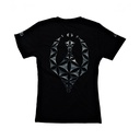 Flower of Life Sacred Geometry Psy Women's Cotton T-shirt