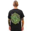 MUKUT MANDALA UV + Glow in Dark Psychedelic Men's T-Shirt