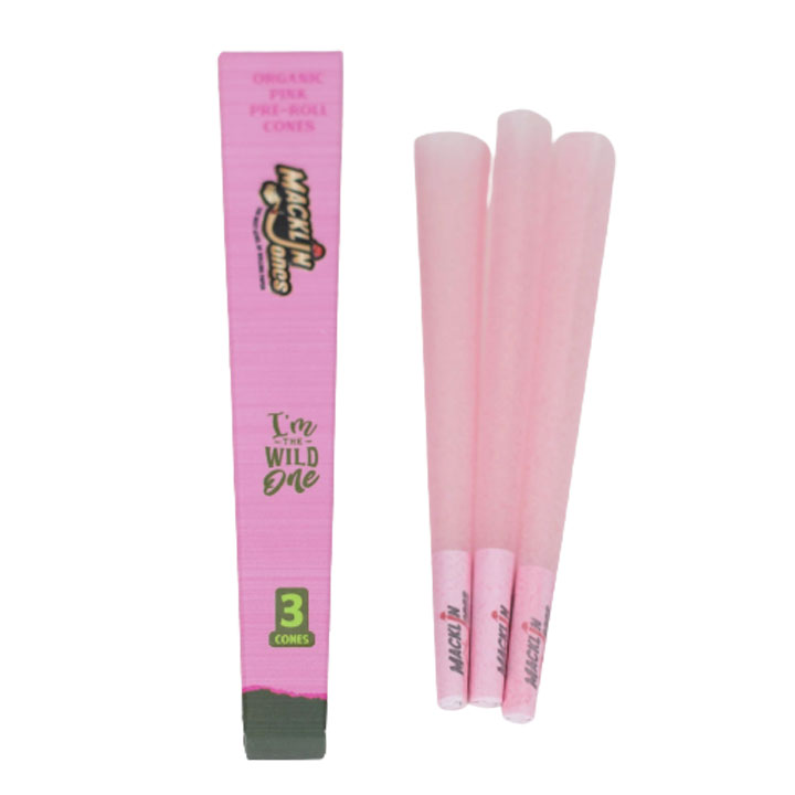 Macklin Jones - Rose Pink Pre-Rolled - 110 mm - King Size - Pack of 3