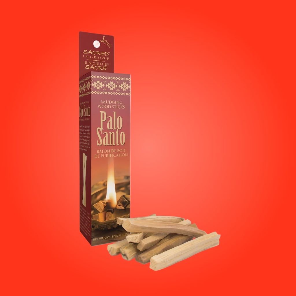 Bâtonnets de Bois de Palo Santo par Jabou – Paquet de 20 g