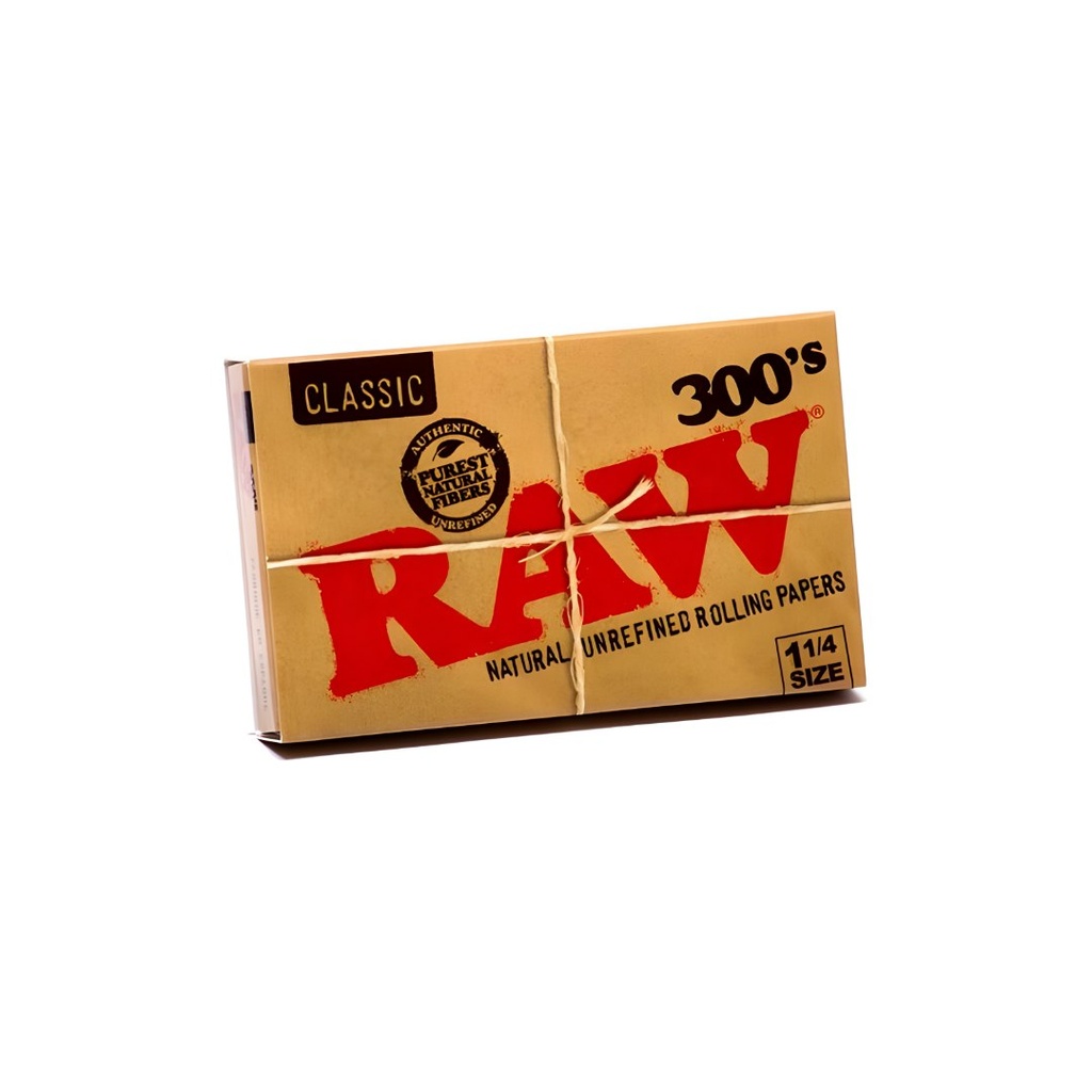Raw Classic 1 1/4 300 leaves Rolling Papers Pack