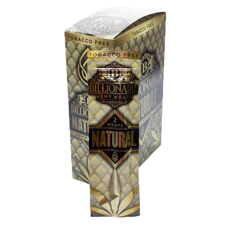 Billionaire Hemp Wraps -- Box of 25