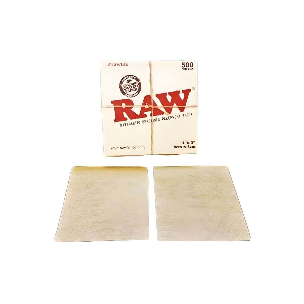 3 x 3 Raw Parchment Paper Sheets - Pack of 500