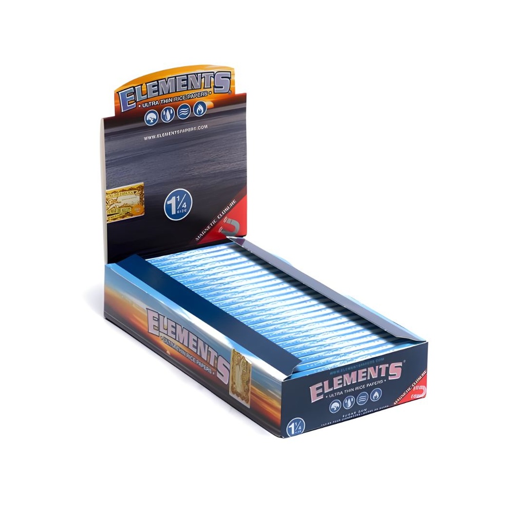 Elements 1 1/4 Rolling Papers 79mm 1 Box of 25