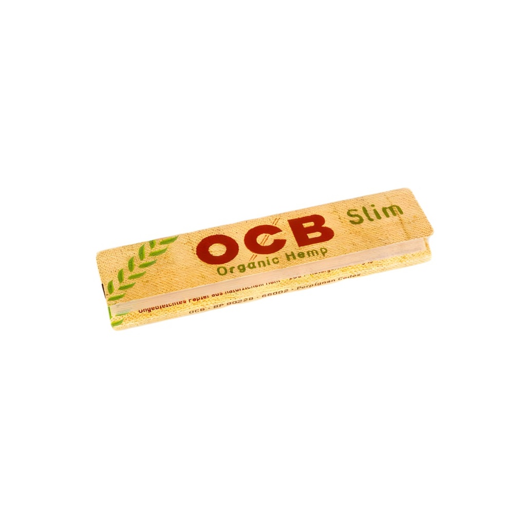 OCB Papiers à rouler biologiques en chanvre taille King Size Slim 110mm