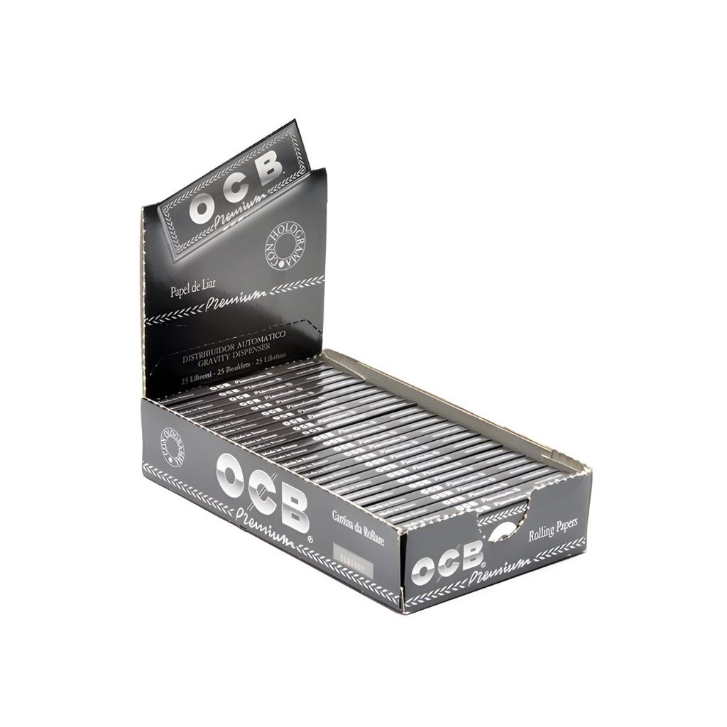 OCB Premium 1 1/4 Rolling Papers 79mm Box of 25 packs