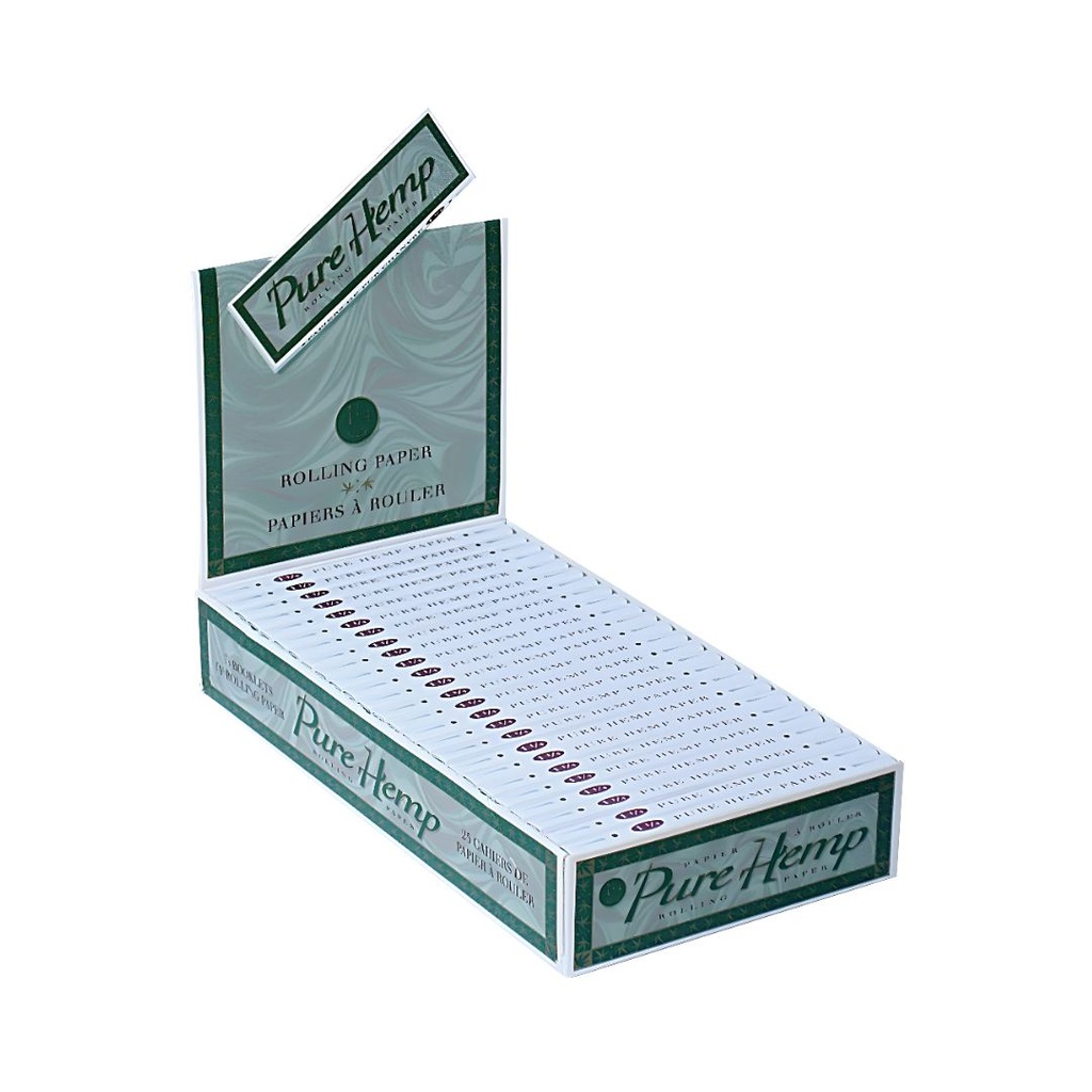 Pure Hemp 1 1/4 Rolling Papers 79mm Box of 25 packs