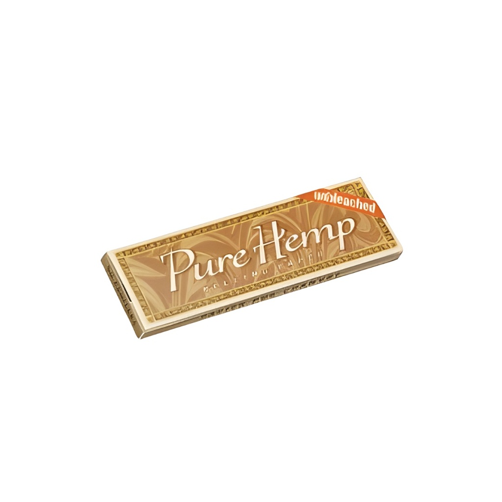 Pure Hemp Single Width Single Window Unbleached 70mm Rolling Papers