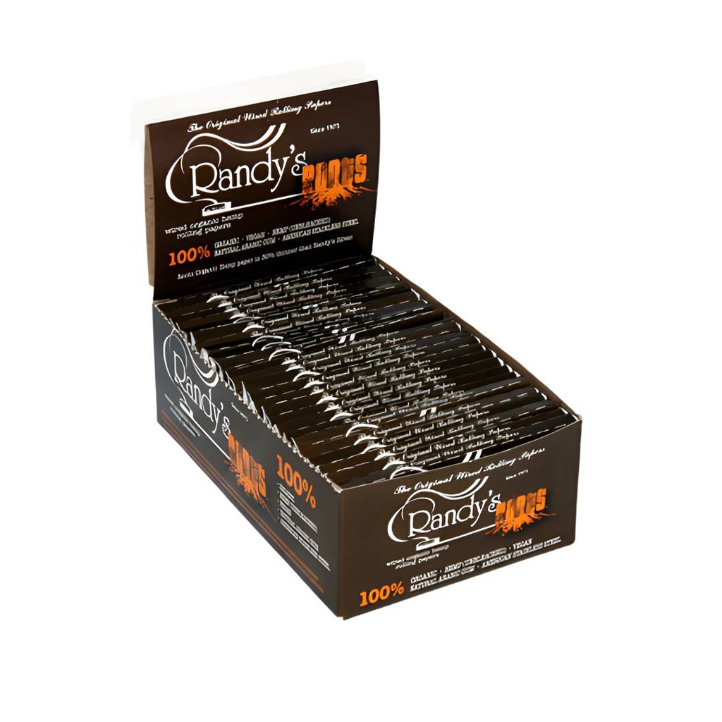 Randy's Wired Roots 1 1/4 Hemp Rolling Papers 79mm Box of 25 Pack