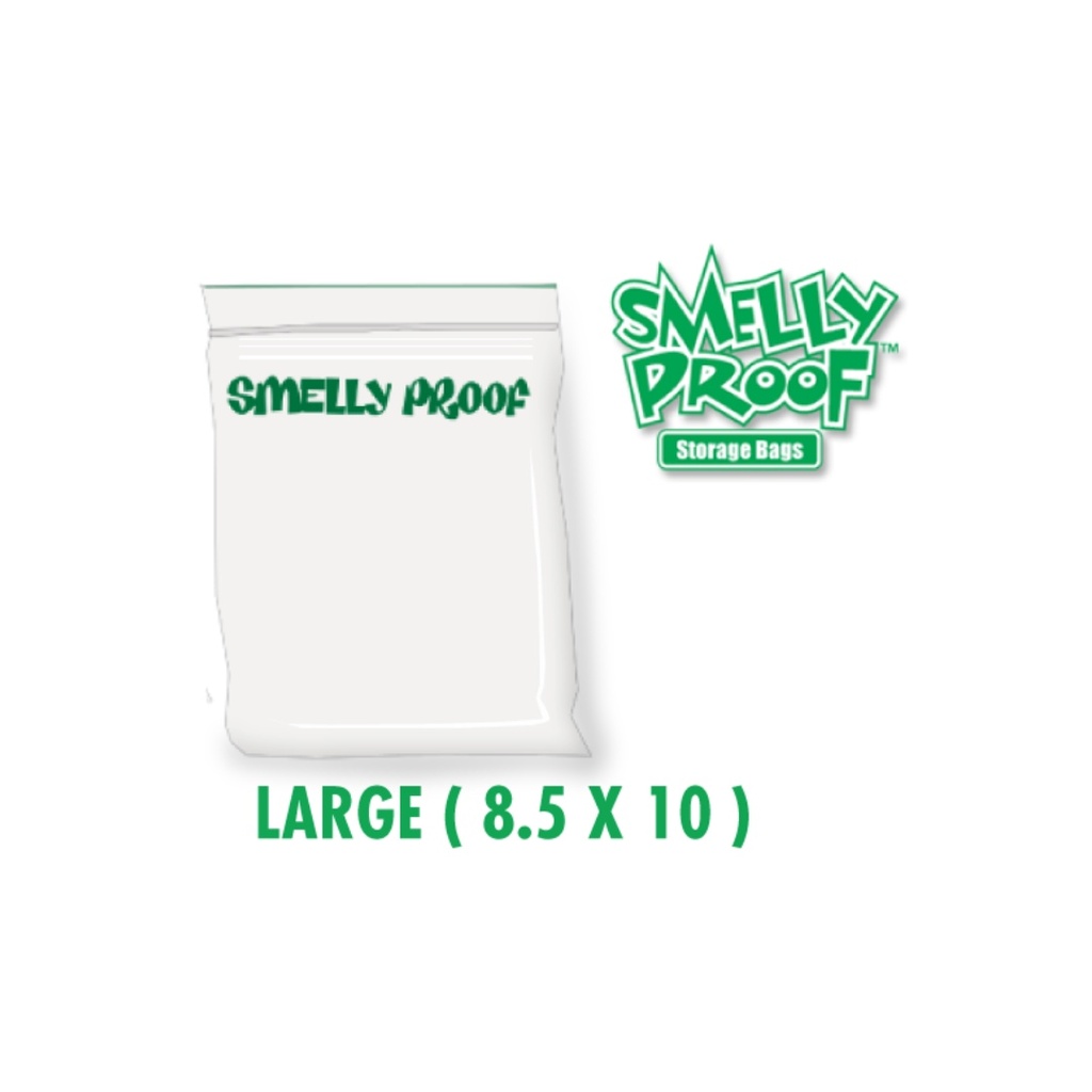 Smelly Proof Large 3 mil Clear Bags 8.5 x 10 Inch