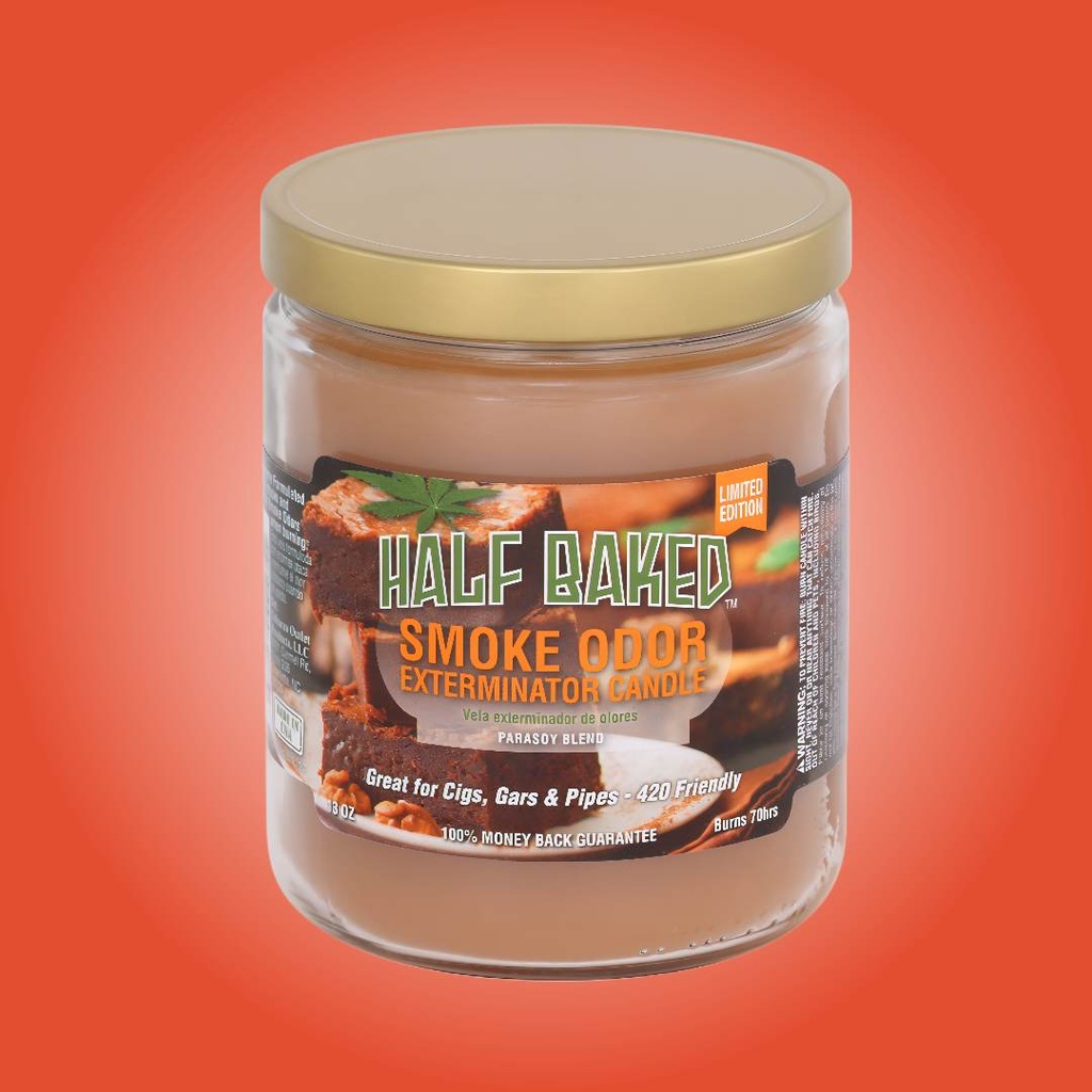 Half Baked - Smoke Odor Exterminator Candle Limited Edition - 13 oz