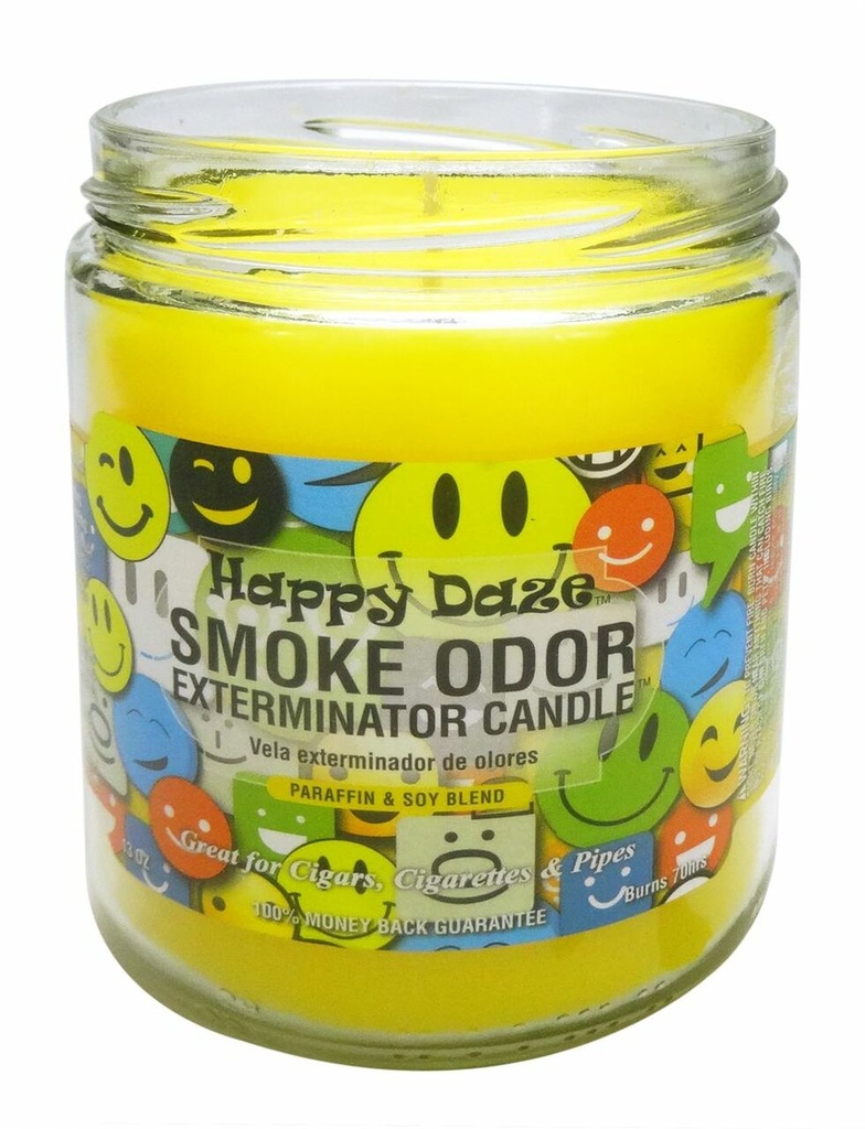 Smoke Odor Exterminator Candle - 13 oz -  Happy Daze