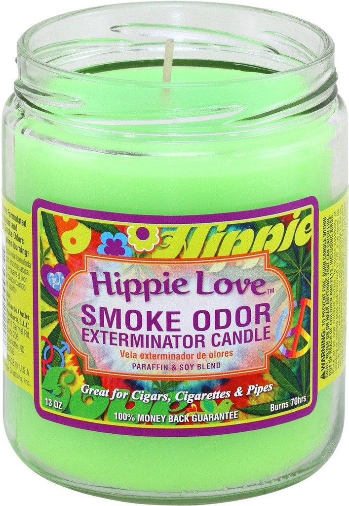 Smoke Odor Exterminator Candle - 13 oz - Hippie Love