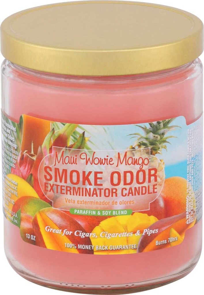 Maui Wowie Mango - Vela Exterminadora de Olores de Humo - 13 oz