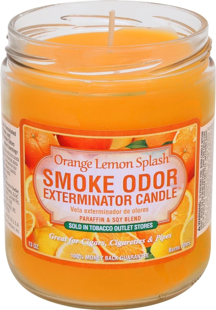 Orange Lemon Splash - Smoke Odor Exterminator Candle - 13 oz