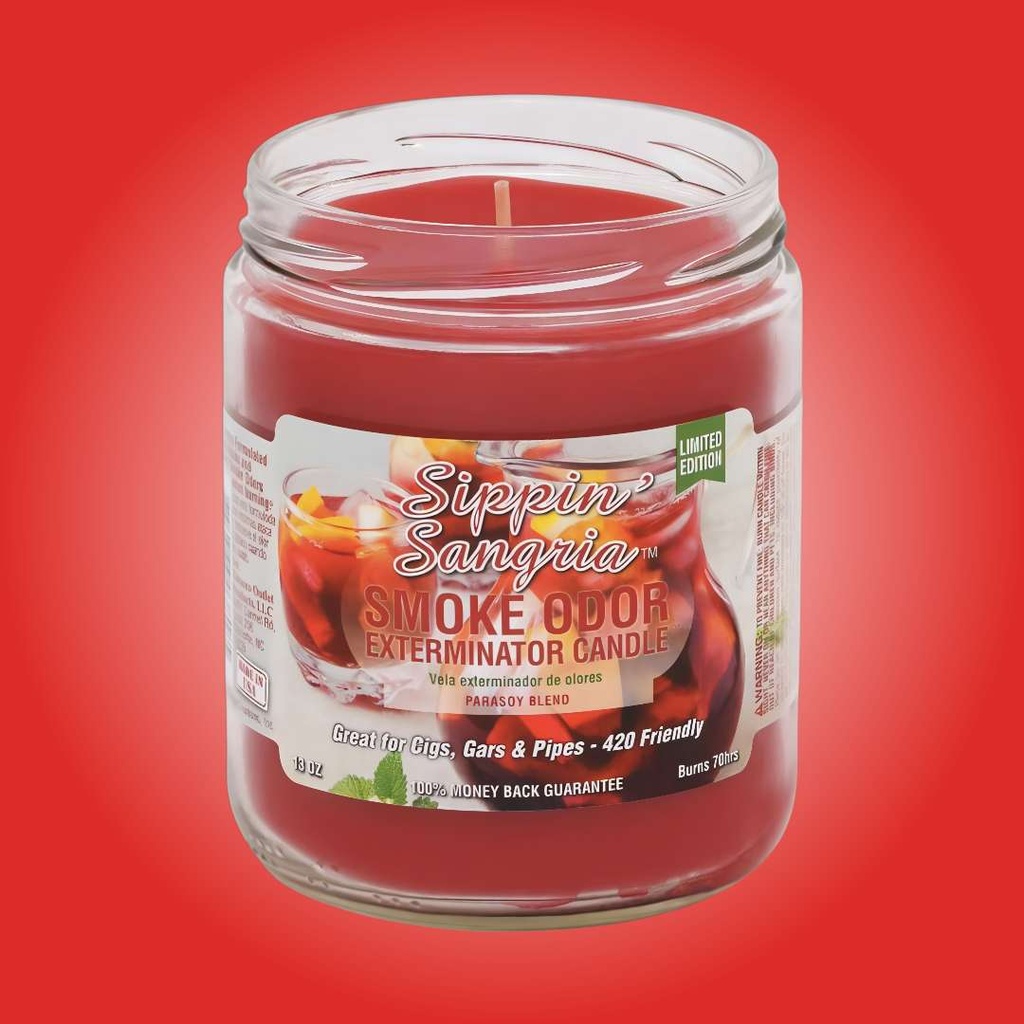 Sippin' Sangria - Smoke Odor Exterminator Candle - 13 oz