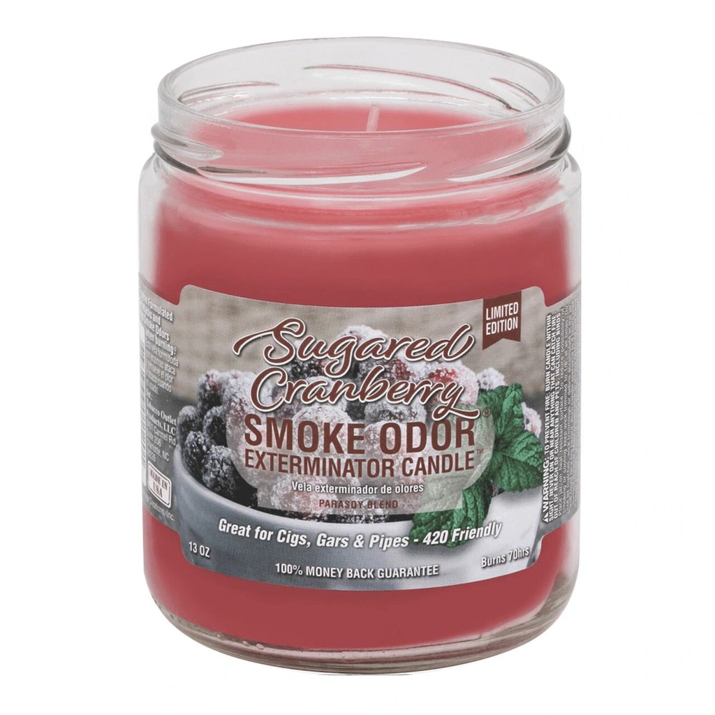 Smoke Odor Exterminator Candle - 13 oz - Sugared Cranberry