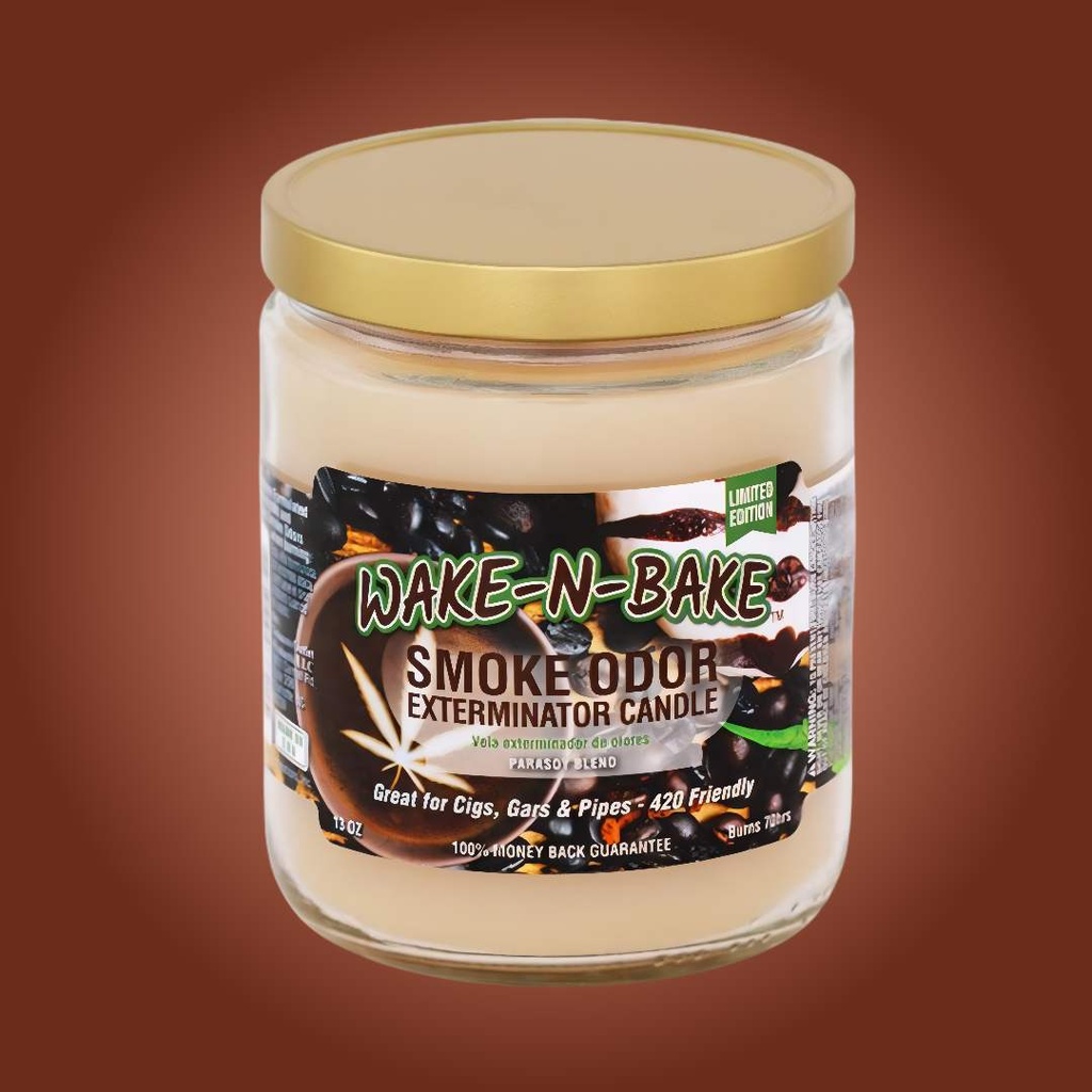 Wake-N-Bake - Smoke Odor Exterminator Candle - 13 oz - Limited Edition