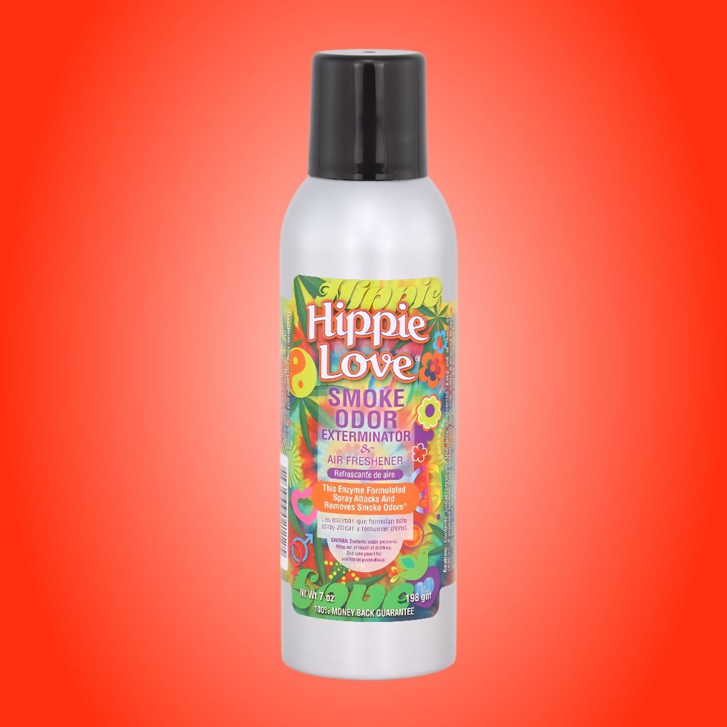 Amor Hippie - Aerosol Exterminador de Olores de Humo - 7 oz