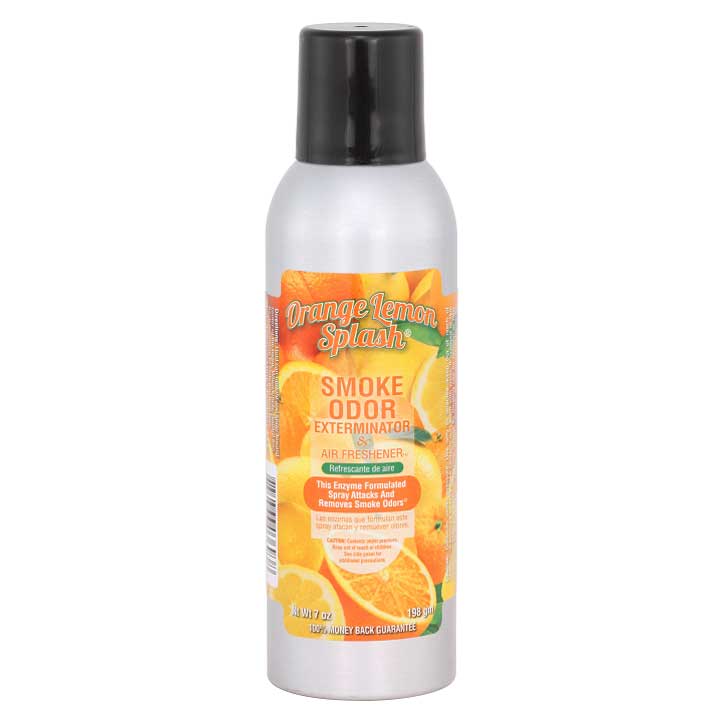 Vaporisateur Exterminateur d'Odeur de Fumée - 7 oz - Éclaboussure d'Orange Citron