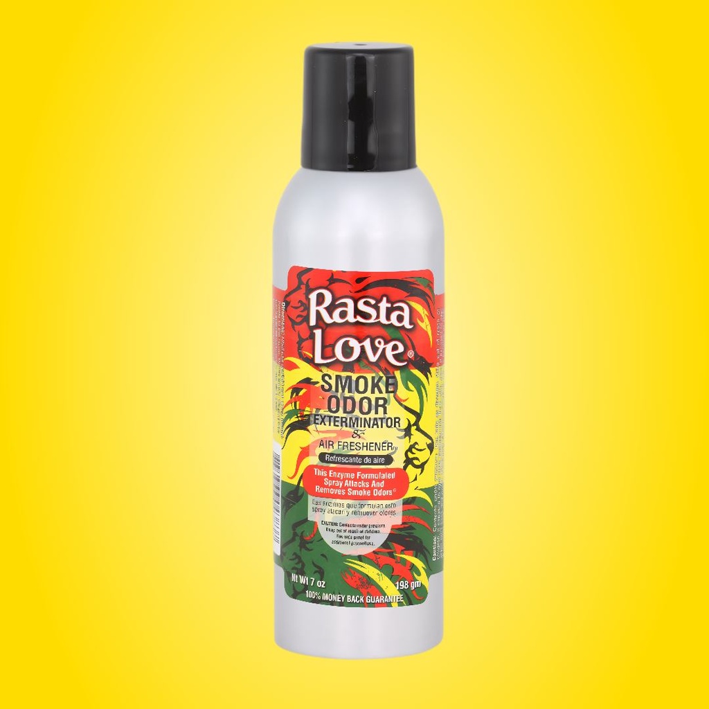 Amor Rasta - Aerosol Exterminador de Olores de Humo - 7 oz