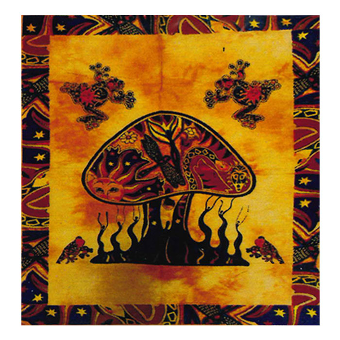 Tapestry Magic Mushroom Orange