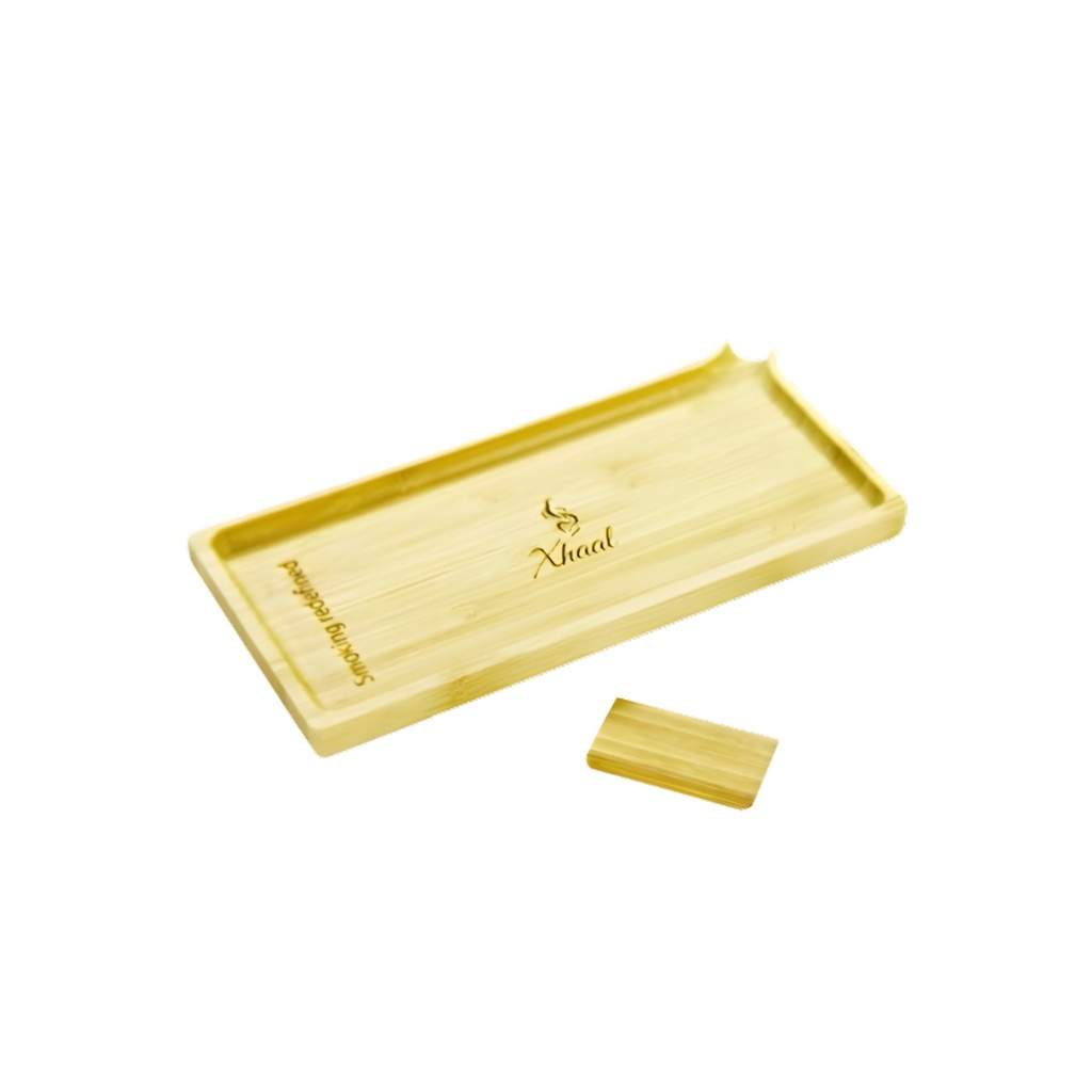 Xhaal Bamboo Rolling Tray and Scraper
