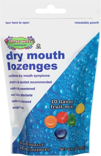 Cotton Mouth - Dry Mouth Lozenges - Pack of 30