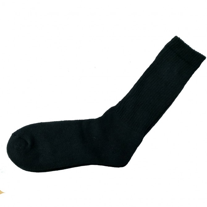 Chaussettes en chanvre noir pour hommes -- Eco-Essentiels