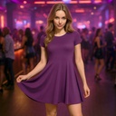Vestido Bambú Corte Evaseado para Mujer — Eco-Essentials