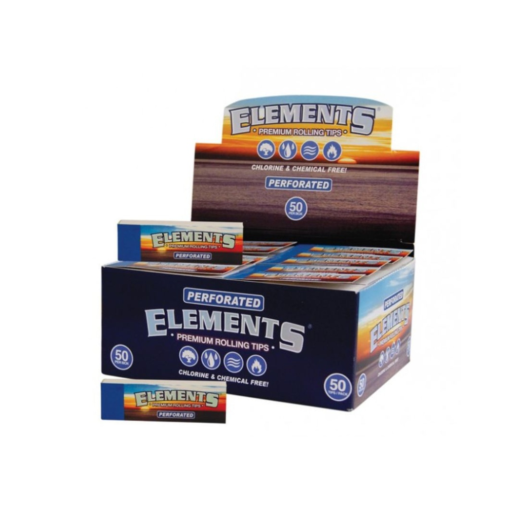 Elements Regular Perforated Tips Box of 50 Pack