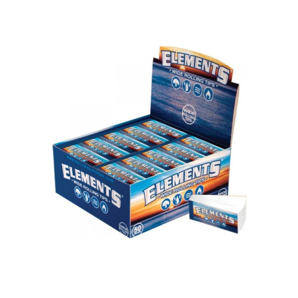 Elements Wide Tips Box of 50 Pack