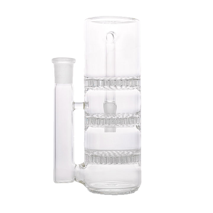 Glass Ashcatcher with Triple Honeycomb Perc - 14mm