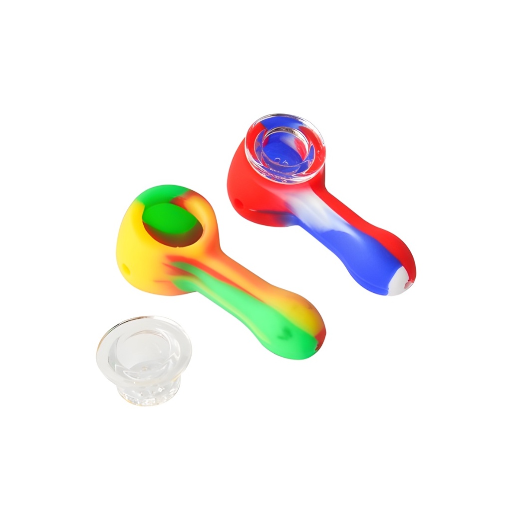 Mini Pipe à Cuillère en Silicone