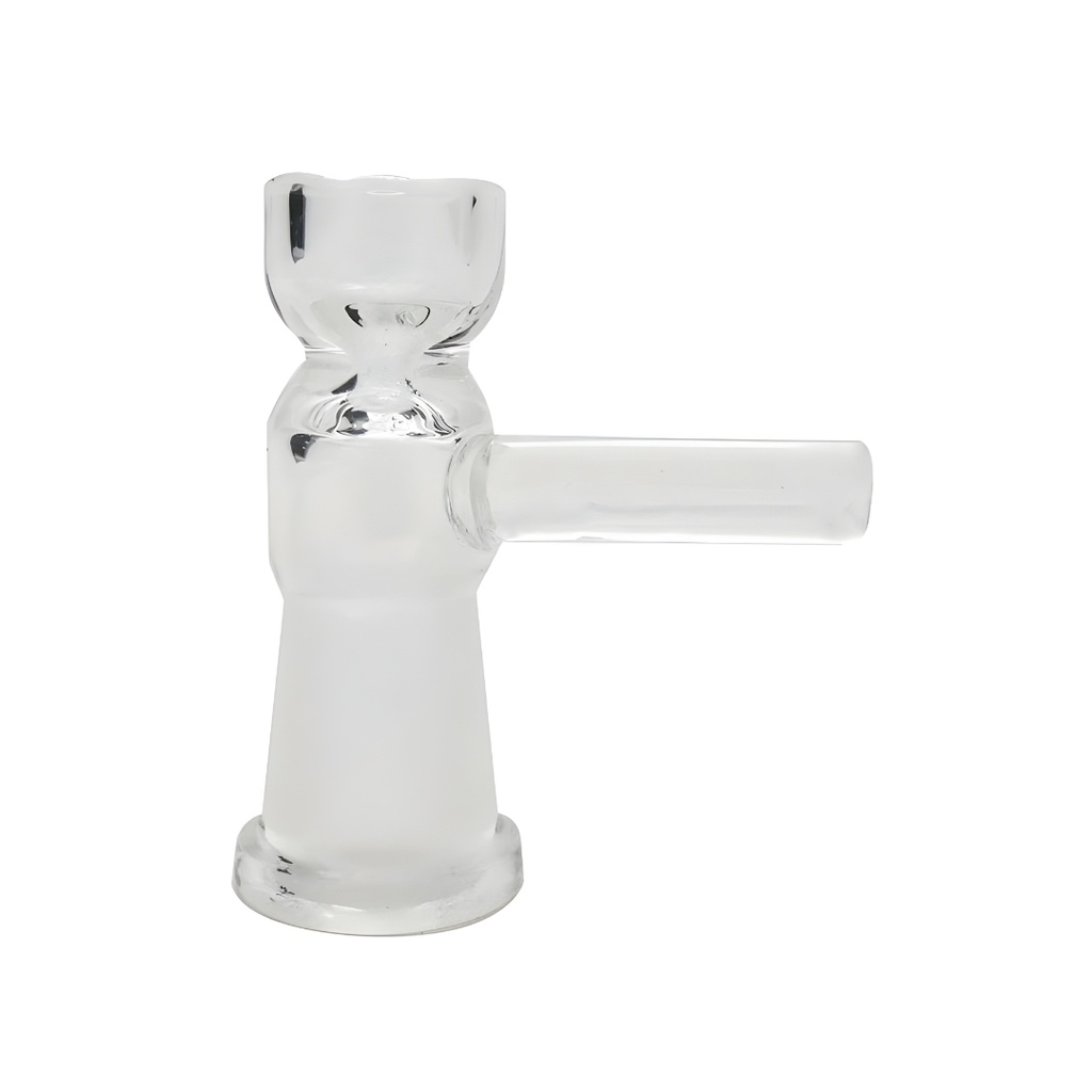 Bol en verre transparent avec poignée - Joint femelle 10mm