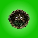 Cendrier en Résine Homme Vert