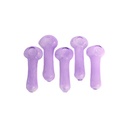Tuyau à main en verre frit violet de 4 pouces - 1019CC violet